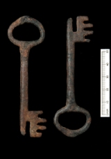medieval iron key
